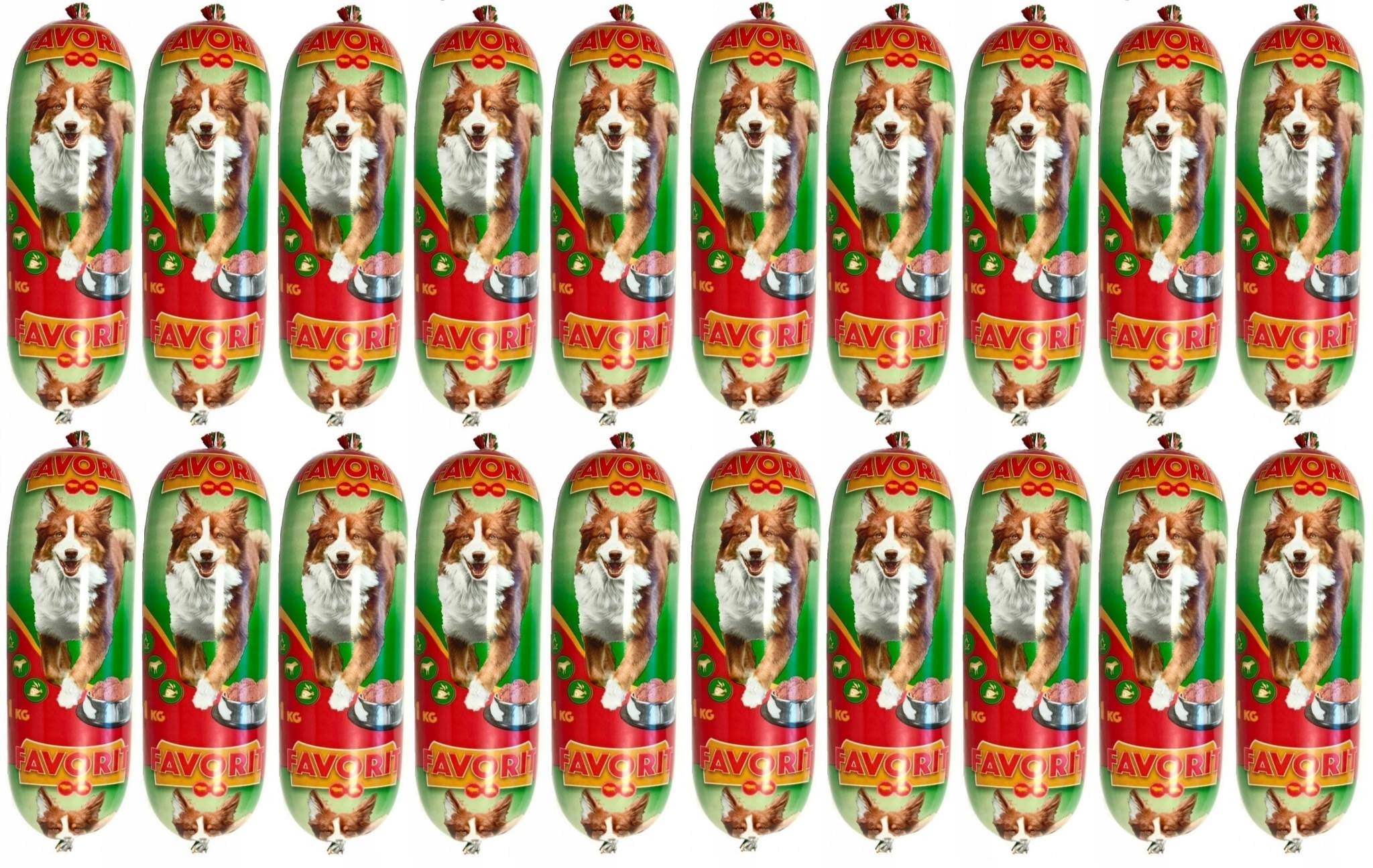 Favorit Dog Bar mit Rindfleisch 1kg x 20 Stück