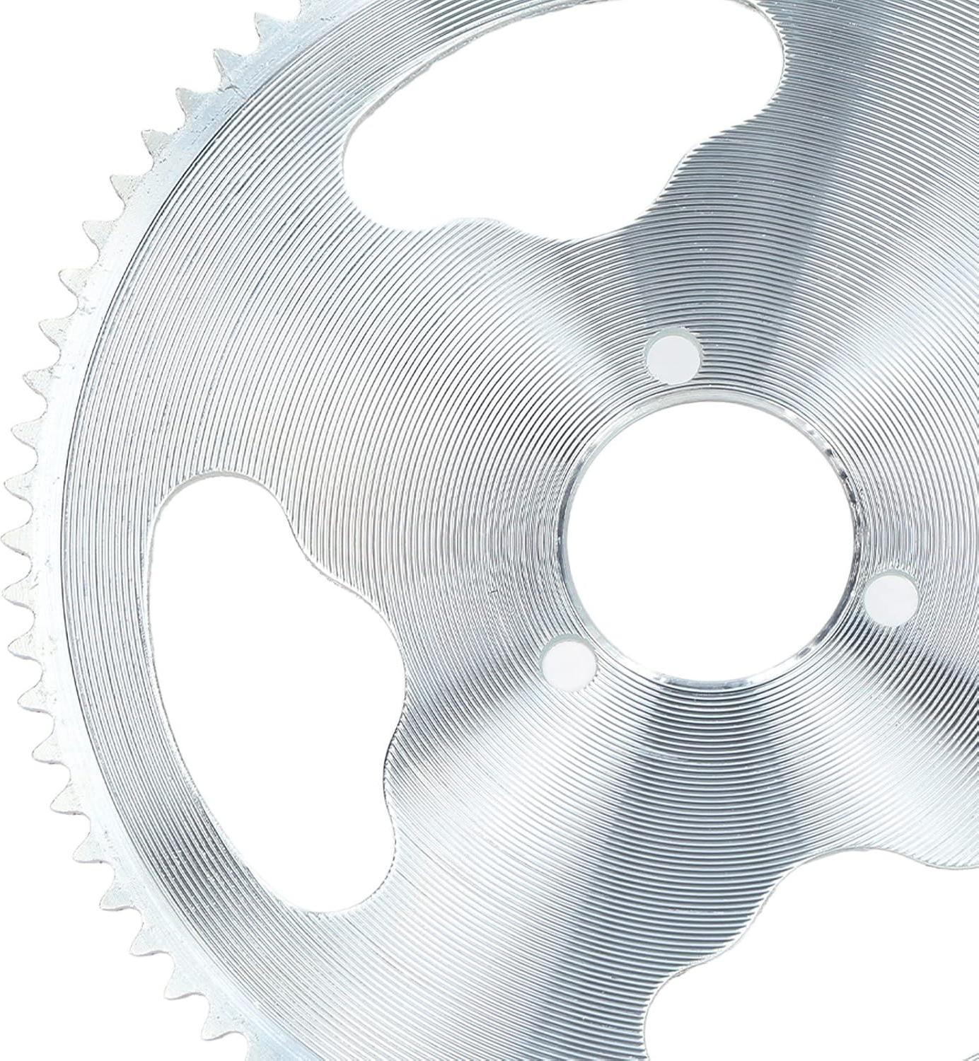 Markenlos Ketten- und Ritzelsatz 80T 25H 34 mm - 3-Loch-Ritzel - 10T H-Löcher - 146 Glieder Kette - Hochwertige Materialien