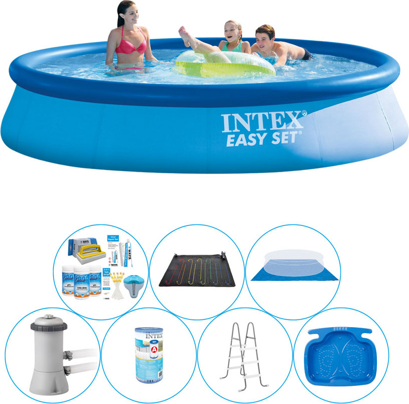 Balík bazénov - 8 kusov - Intex Easy Set Round 396x84 cm