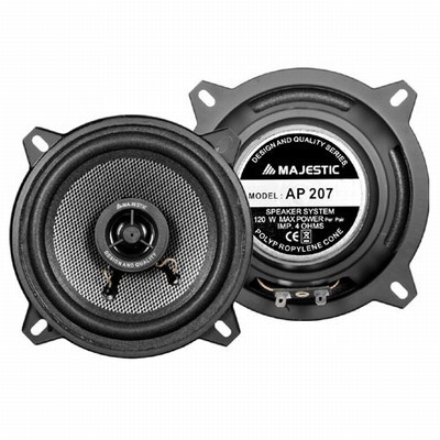 Nový Majestic AP-207 2-pásmový reproduktor do auta 120 W 2 ks
