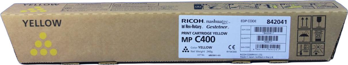 Ricoh 842041 MPC400Y Toner žltý, 10 000 strán pre Ricoh Aficio MP C 300
