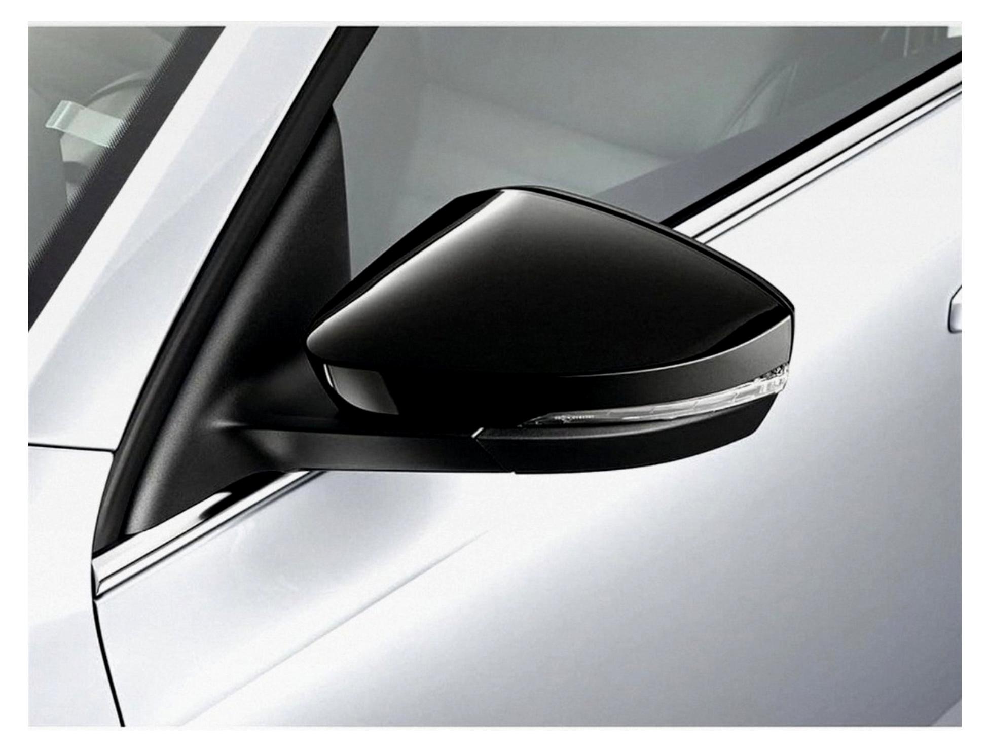 Markenlos Spiegelkappen schwarz Tuning Aussenspiegelkappen Kappen Seitenspiegel