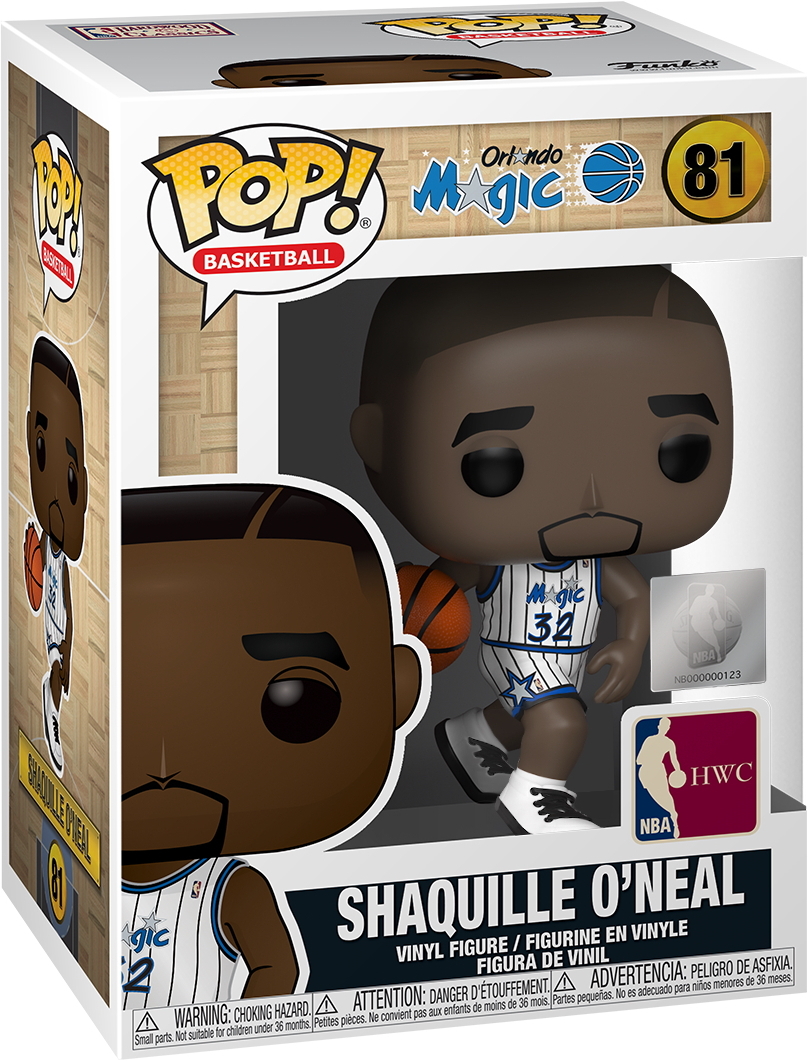 NBA Orlando Magic Home - Shaquille O'Neal 81 - Funko Pop! - Vinyl Figur FK49304