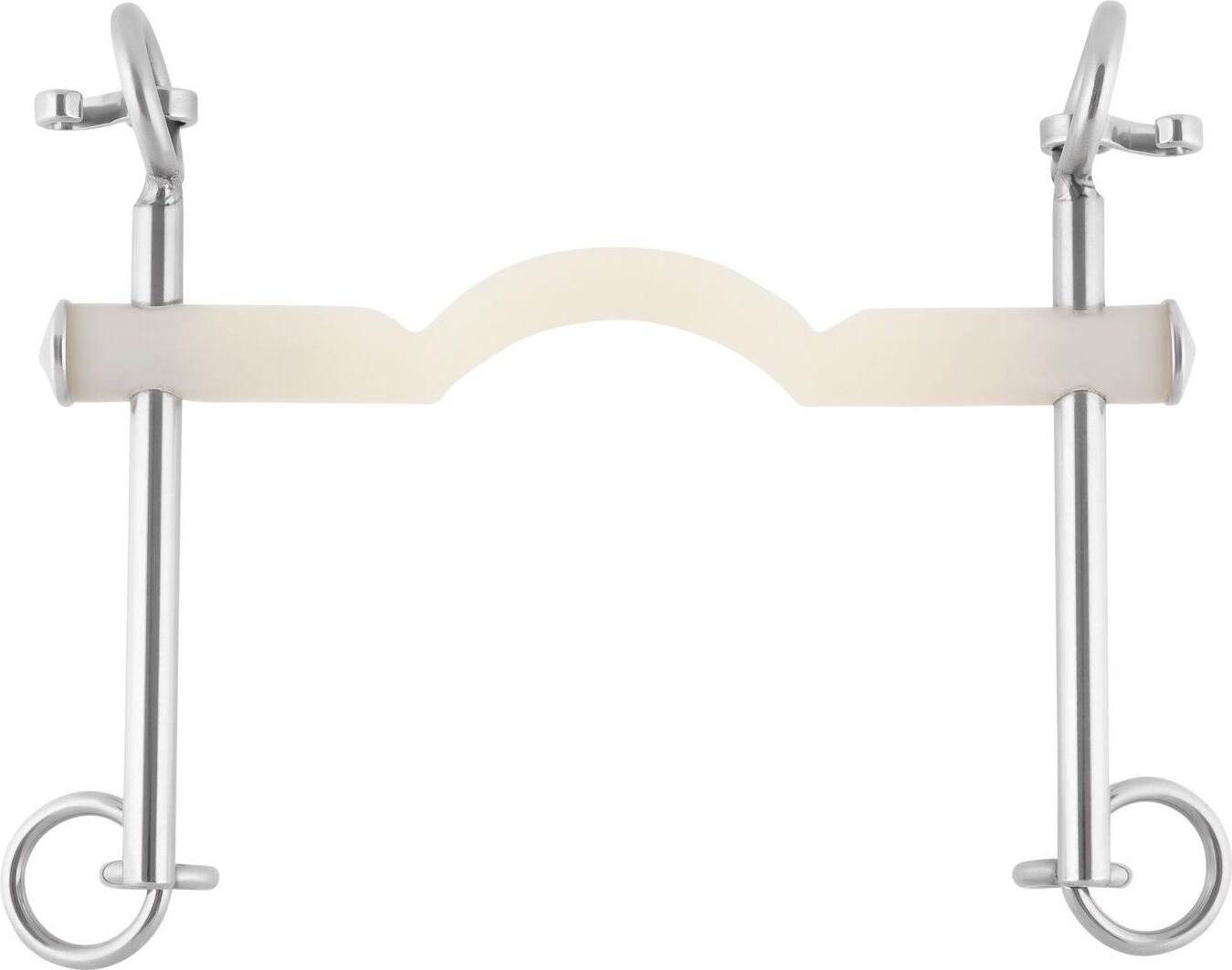 HS Sprenger Sprenger Nathe Kandare 15 mm mit Zungenfreiheit und langen Anzügen Thermoplast, Größe:125 mm Spre-4222912500