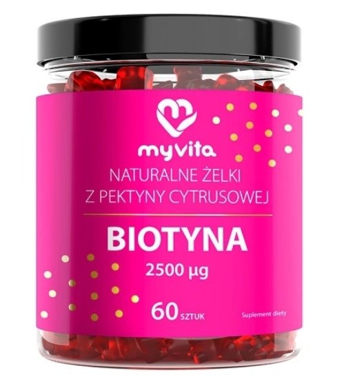 MyVita Biotin 2500mcg Citrus Pectin Jelly 60 Gels