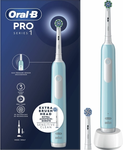 DOTMALL Elektrische Zahnbürste ORAL-B PRO1 blau