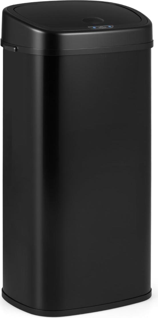 Northix Automatischer 68-Liter-Abfalleimer mit Sensor - Zweizonen-System, Schwarz