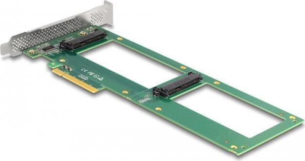 DELOCK PCI Express 4.0 x8 Karte 2 x intern U.2 NVMe SFF-8639
