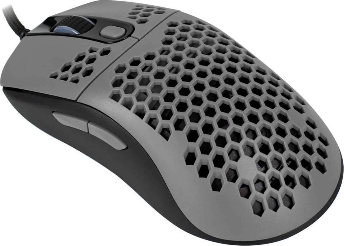 Arozzi Favo Gaming-Maus Rechts USB Typ-A Optisch 16000 DPI AZ-FAVO-BKGY