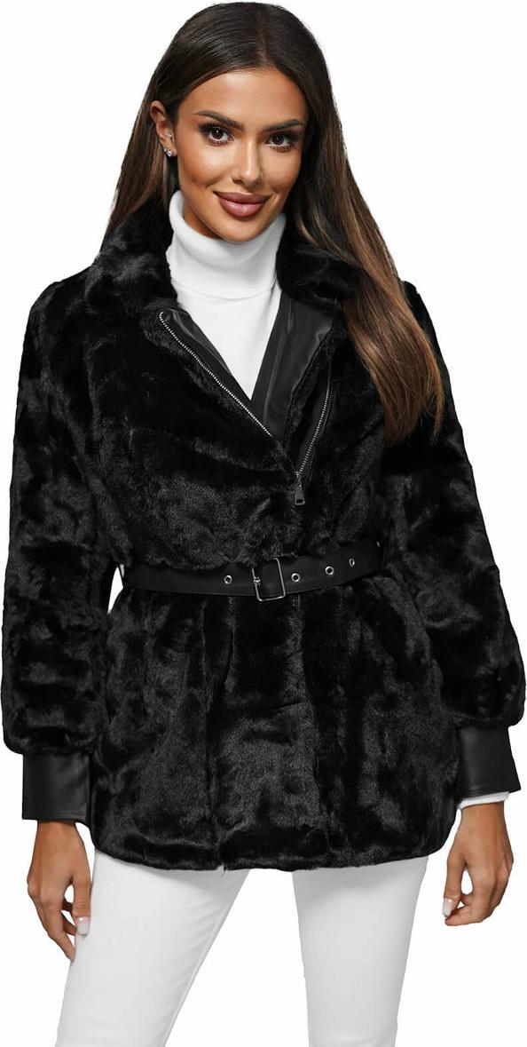 Damen Winterjacke Schwarz OZONEE JS/11Z8075Z XL