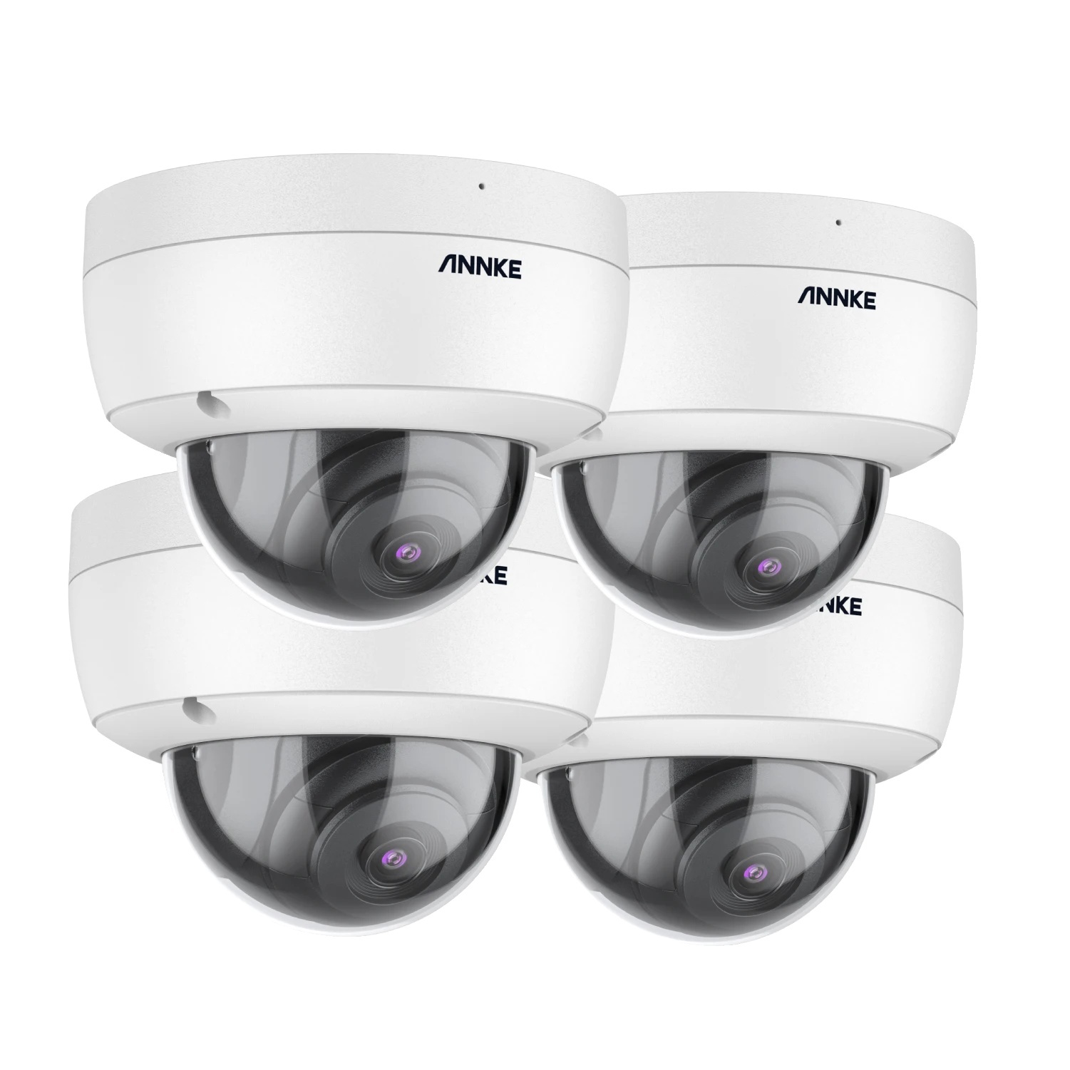 Monitorovací kamerový systém, rozlíšenie 5 MP Super HD, farebné nočné videnie, 4 kusy