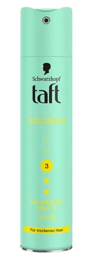 Taft Volume Hair Spray 3 - 250 Ml Es wurden keine Informationen zur Herstellernummer gefunden.