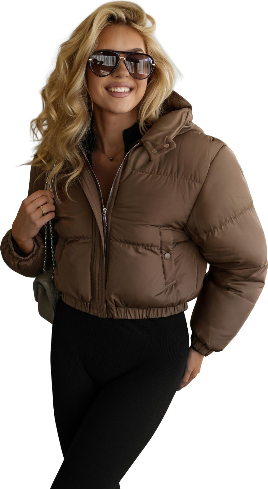 Damen Winterjacke Schokolade OZONEE JS/5M3360/158 M