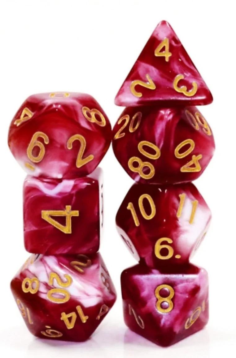 Foam Brain Games Würfelset Cherry Cream für Rollenspiele