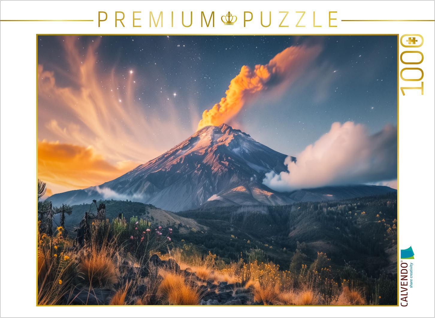 CALVENDO Puzzle Popocatepetl - Mexiko | 1000 Teile Lege-Größe 64x48cm Foto-Puzzle für glückliche Stunden