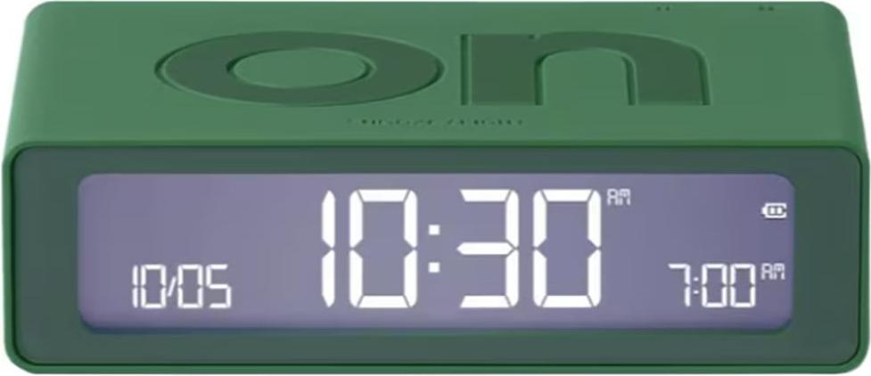 Lexon LR158V2 Digitalwecker Flip Mini Grün