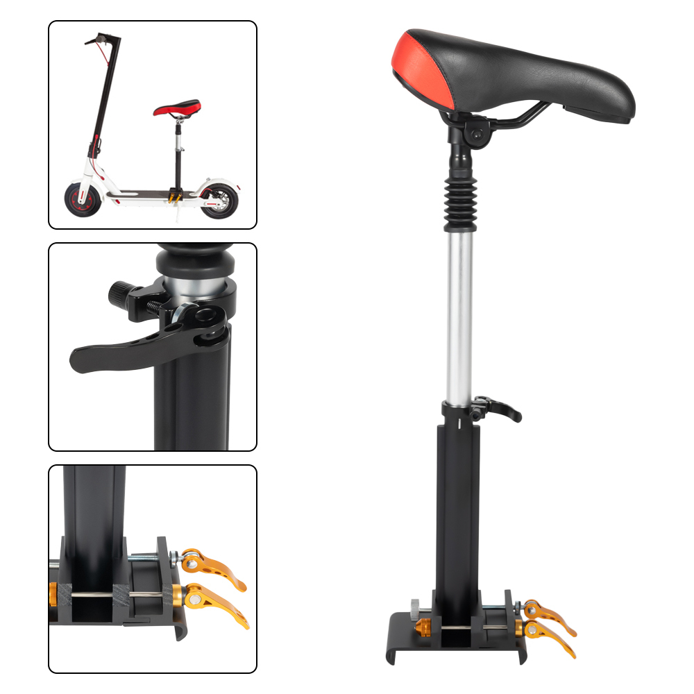 Sella per scooter elettrico Raycool con altezza regolabile e finitura nera