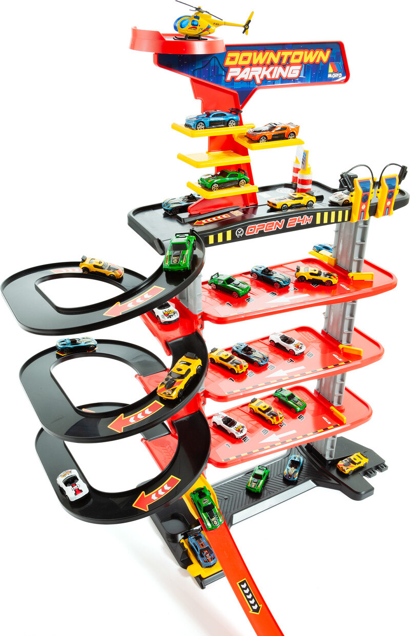 Molto Downtown Spielzeug-Parkhaus mit 5 Etagen 25426