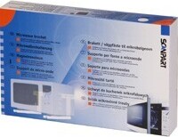 ScanPart Mikrowellenhalterung für alle Mikrowellen bis 40kg (weiß) 12225