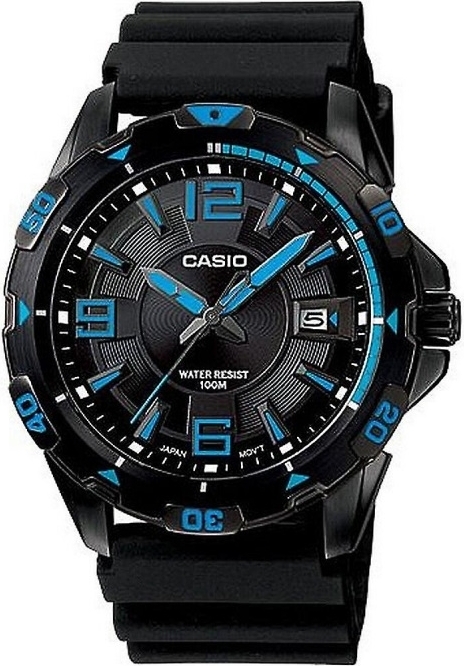 Casio MTD-1065B-1A1, náramkové hodinky, mužské, nerezová oceľ