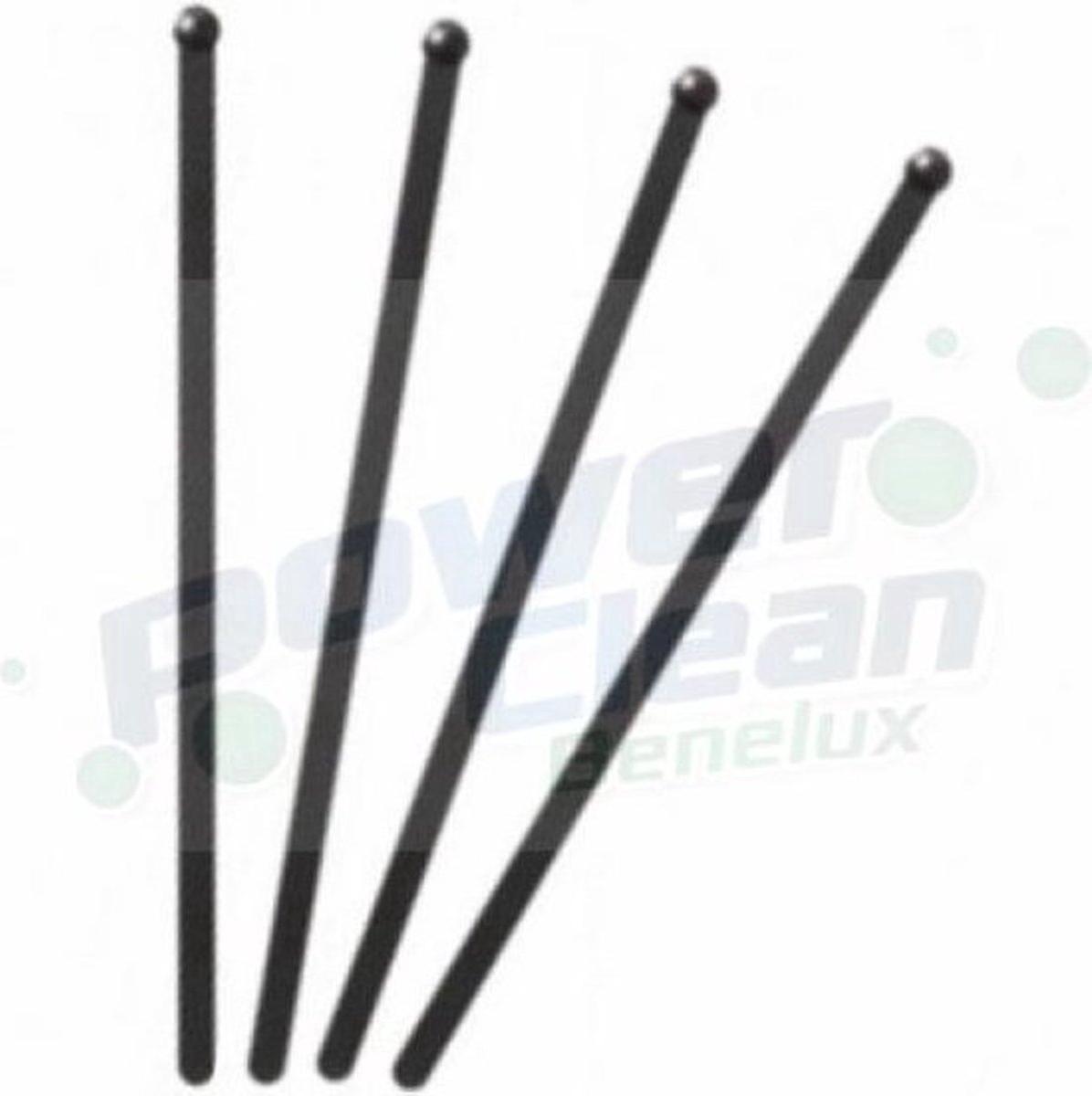 Jumada's – 50 Stück schwarze Cocktail-Rührstäbchen – 16,5 cm – Cocktailspieße – Anforderungen für die Zubereitung von Cocktails – passt gut zu Longdrink-Cocktails 158809