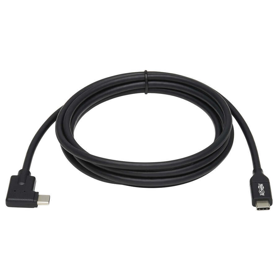 Tripp-Lite Tripp Lite U420-02M-RA, 2 m, USB C, USB C, USB 3.2 Gen 1 (3.1 Gen 1), 5 Gbit/s, Schwarz