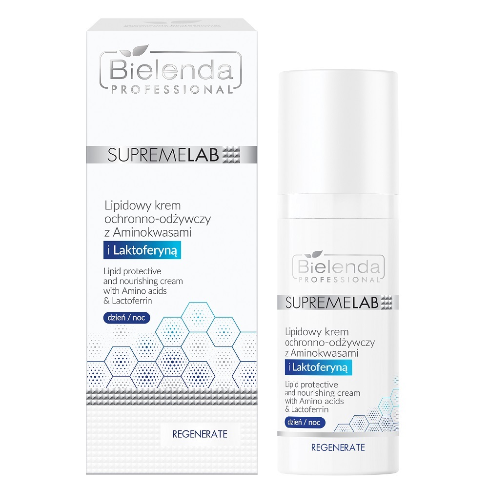 Bielenda Professional SupremeLab Regenerate Lipidschutz- und Revitalisierungscreme mit Aminosäuren und Lactoferrin 50ml