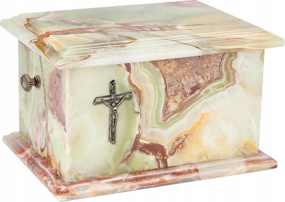 Remember Forever Steinurnen, Natürlicher Onyx. Steinurne Für Asche (Kreuz)