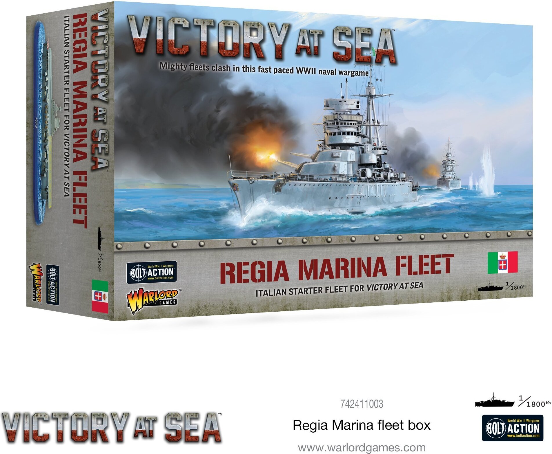 Warlord Games Sieg auf See: Regia Marina Flotte 742411003