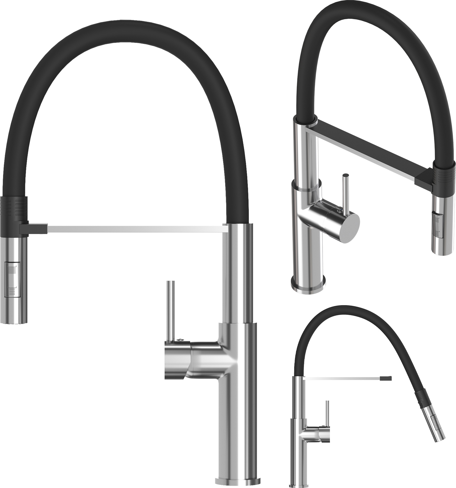 Küchenarmatur Flexibler Auslauf Chrom Küchenarmatur Flexibler Auslauf Soria