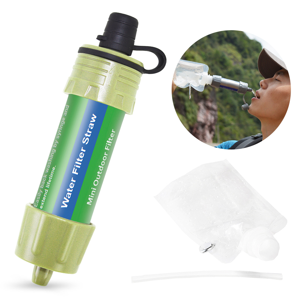 Tragbarer Wasserfilter-Strohhalm für Camping