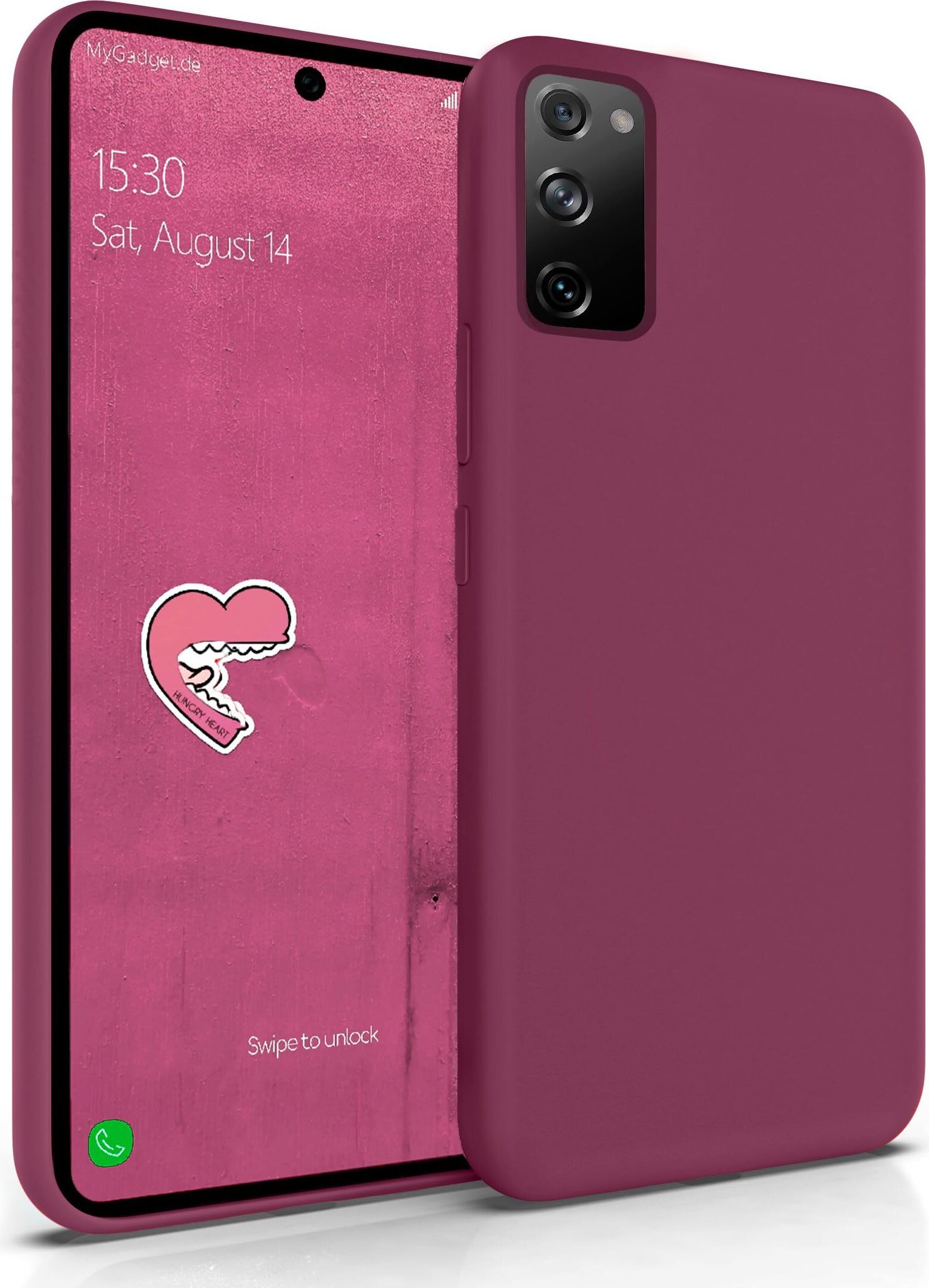 MyGadget Hülle Für IPhone 15 Pro Max – 4-Lagen-Schutz, Pink, Gummiert, Stoßfest