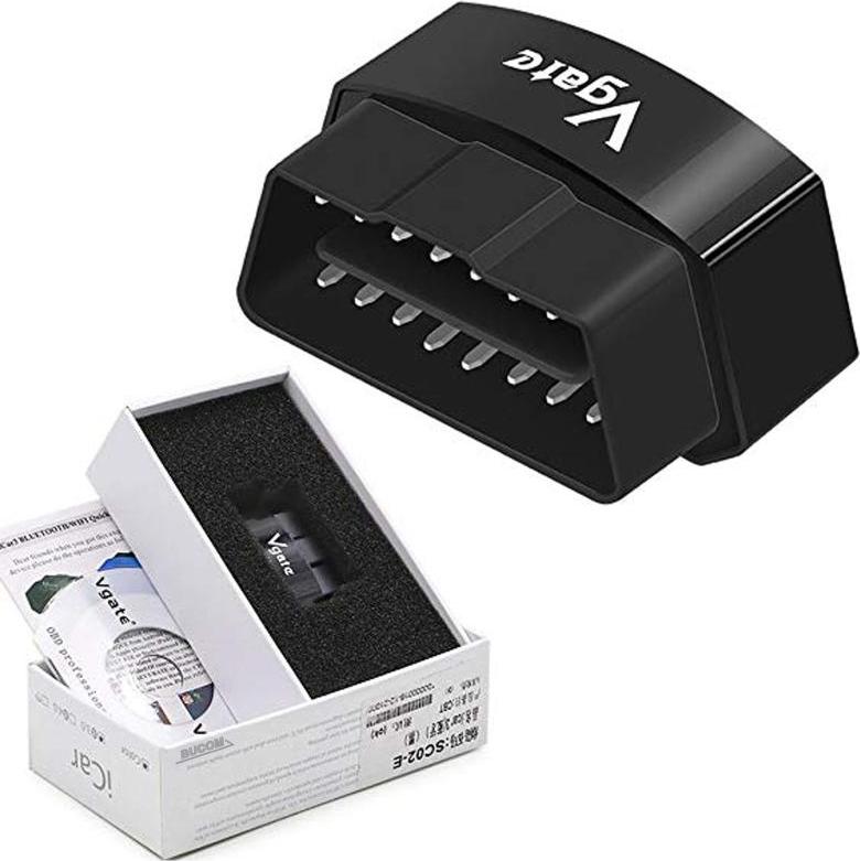 Vgate iCar 3 Bluetooth 3.0 EOBD OBDII OBD 2 KFZ Auto Interface Diagnose Android Schwarz Carly kompatibel