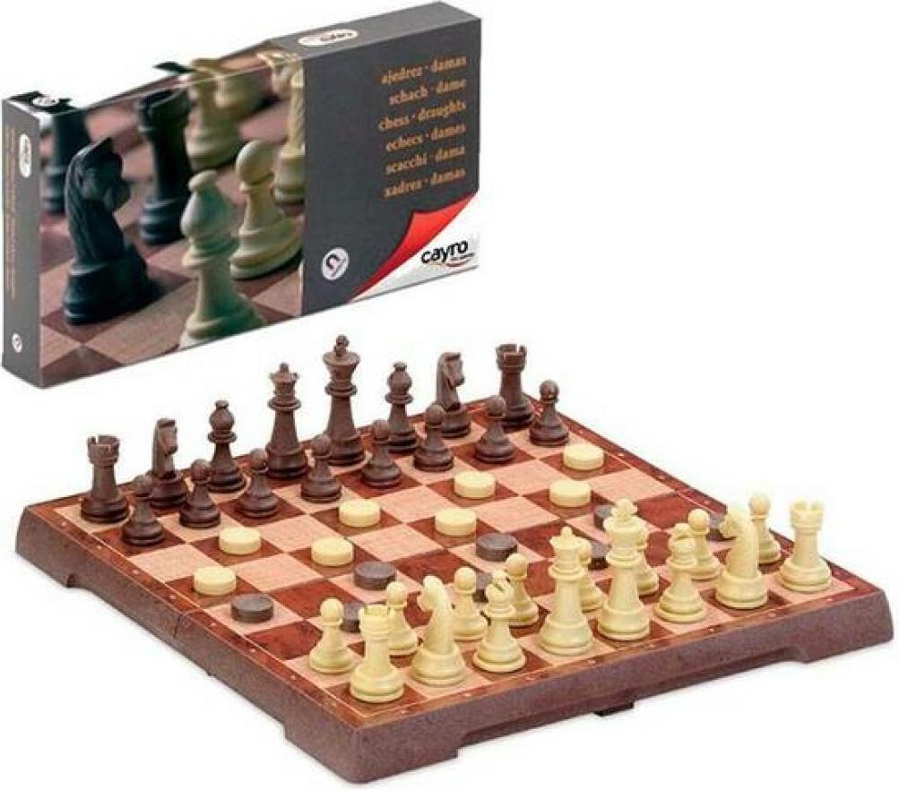 Cayro - - Best Selling Products - Chess And Checkers Game Board Cayro Magnetic 521055