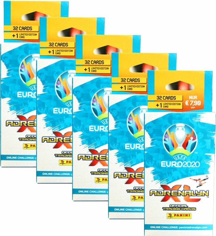 Panini UEFA EURO 2020 Adrenalyn XL - 5 Blister