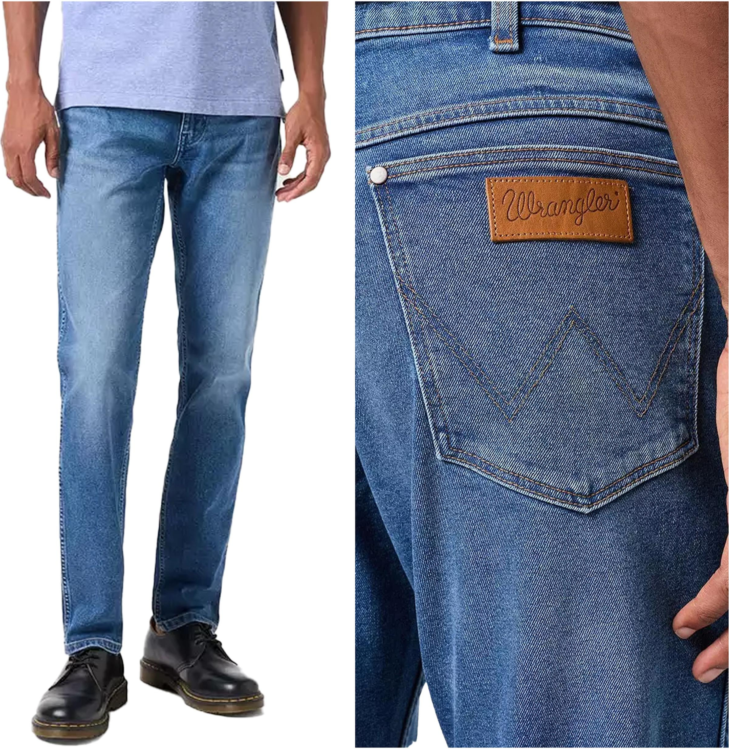 Wrangler RIVER Treasures 365COOL KLASSISCHE TAPERED JEANS W32 L34 112350858