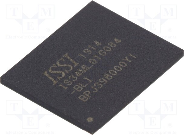TNE 1x FLASH Speicher parallel 8bit VFBGA63 parallel IS34ML01G084-BLI Parallele FLASH _1GH_IS34ML01G084-BLI