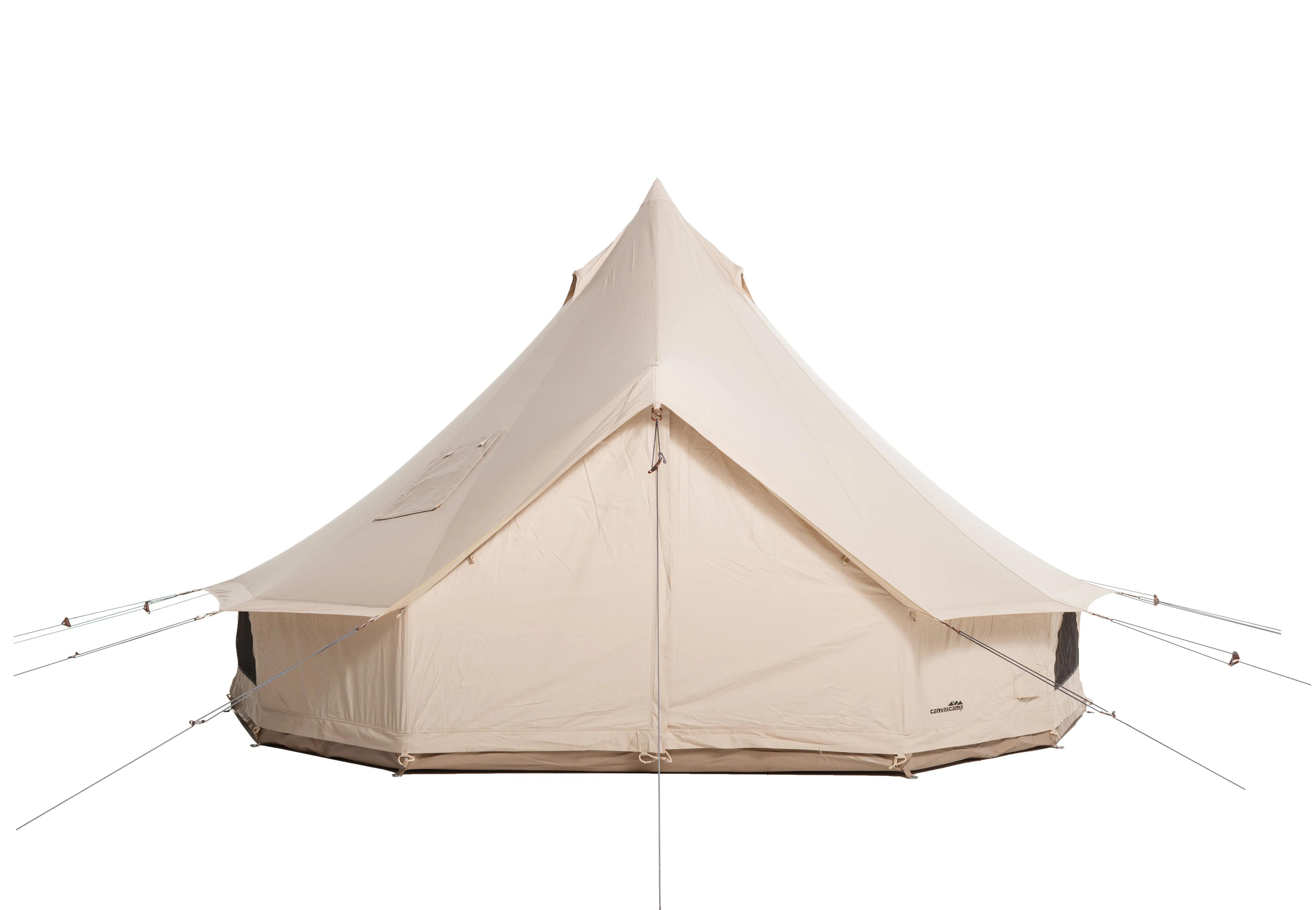Canvascamp Sibley Apex 400 Baumwollzelt Canvas Tent 2-5 Personen - 12,6m² - Tentex® TC30