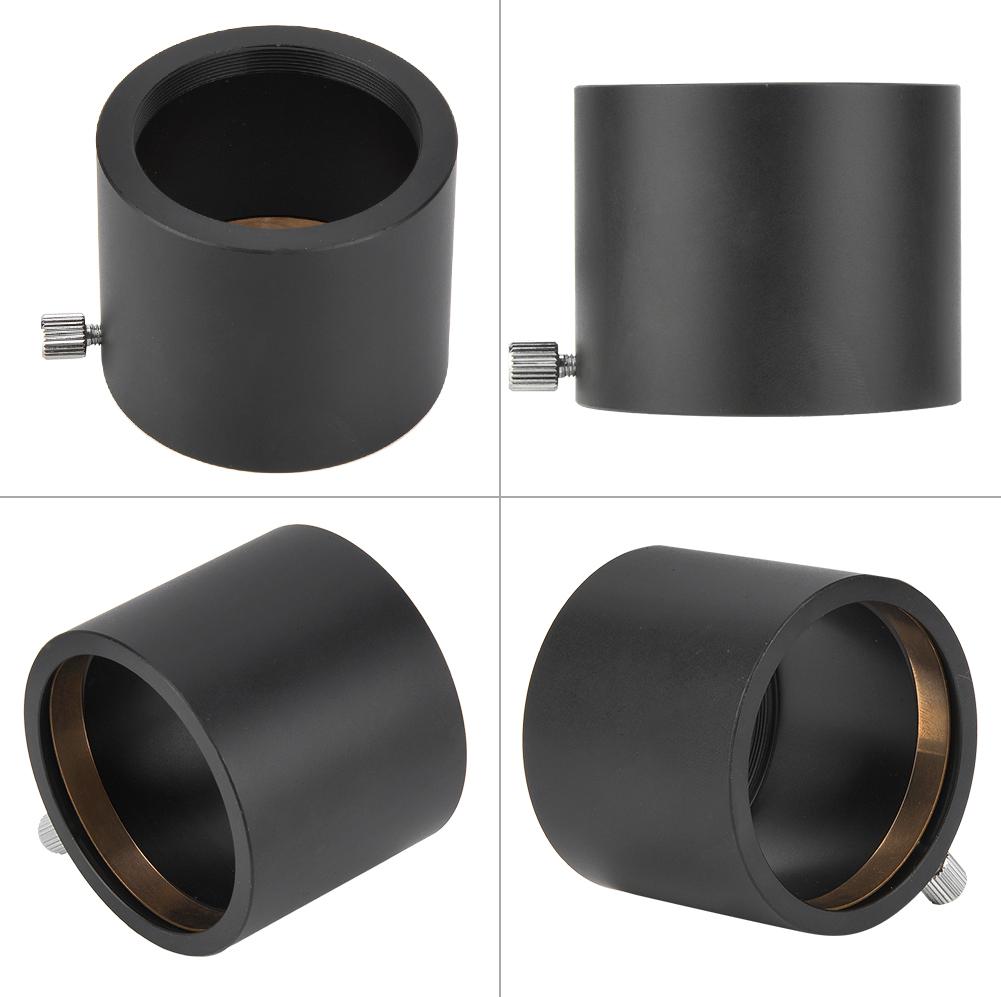 Gistuch Teleskop-Adapterrohr, verschleißfeste Aluminiumlegierung, M48 x 0,75-Gewinde, 2-Zoll-Lauf für Cassegrain
