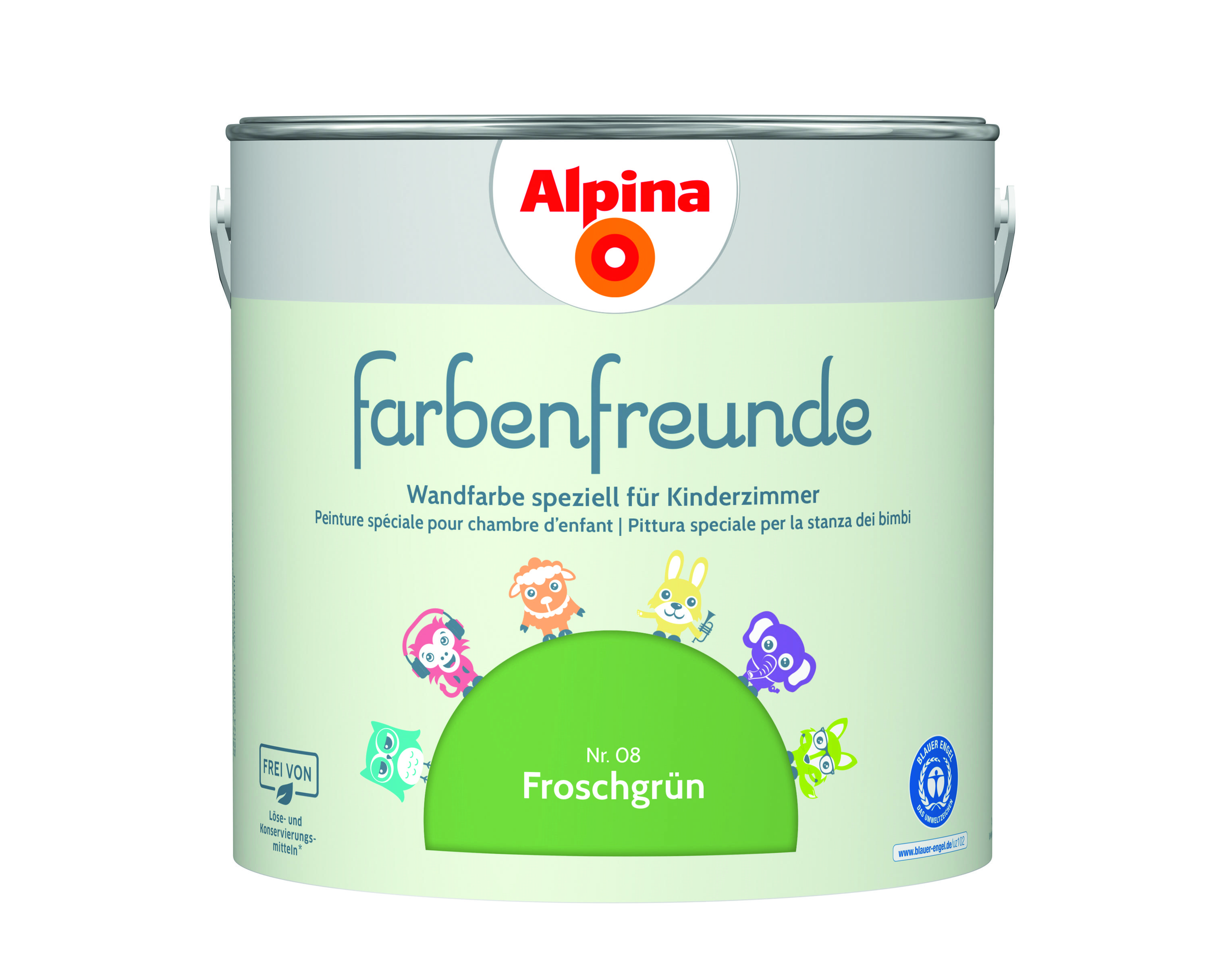 Alpina Farbenfreunde Nr. 08 Froschgrün 2,5 Liter matt 914032