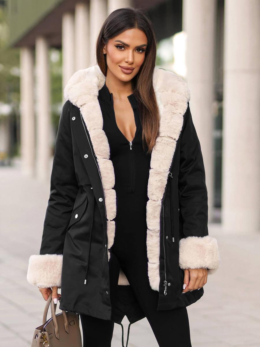 Damen Jacke Schwarz OZONEE JS/M763/392Z S