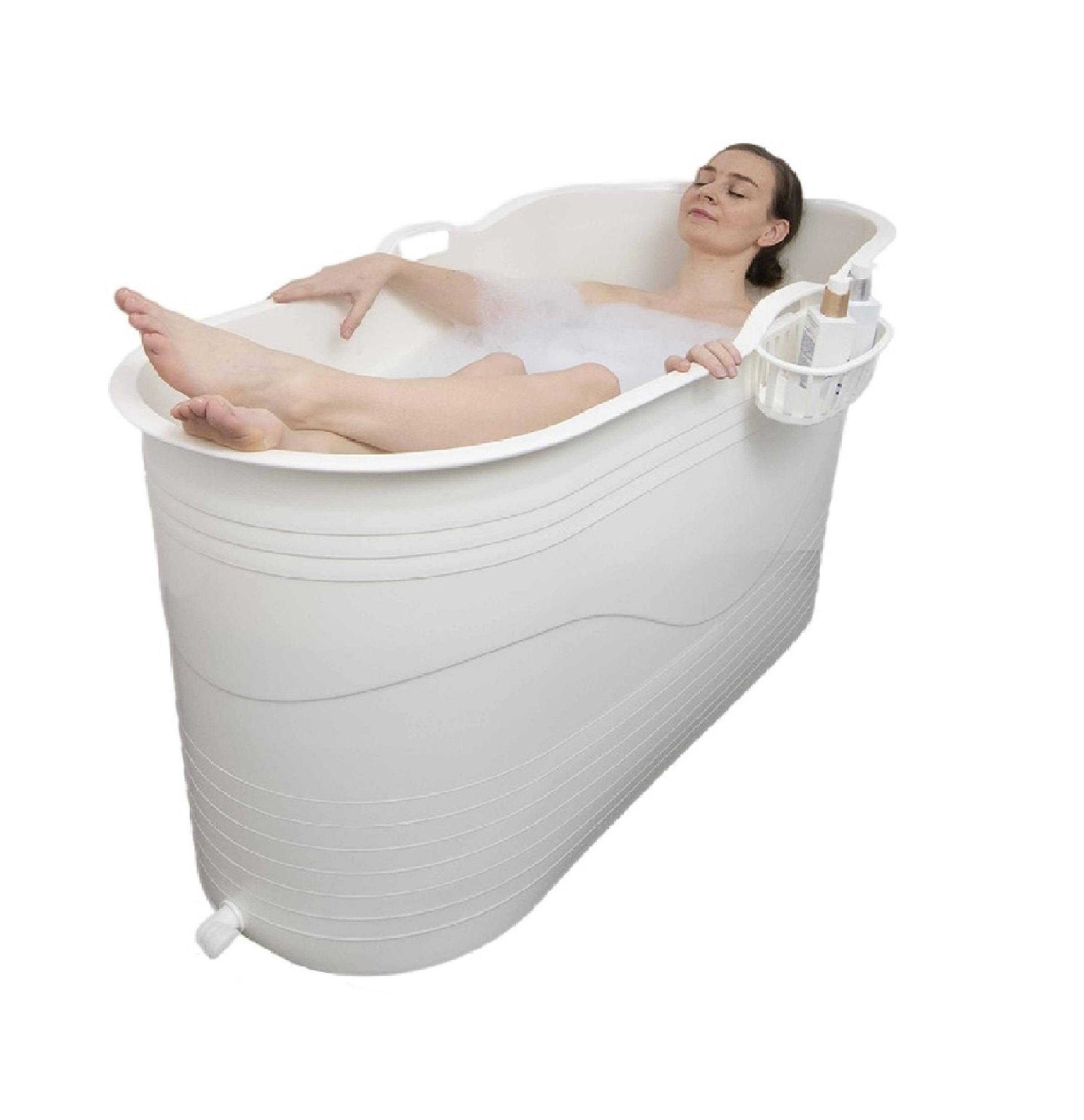 100cm Mobil Badewanne Erwachsene Faltbar Tragbar Freistehend Wanne Bathtub Grün 