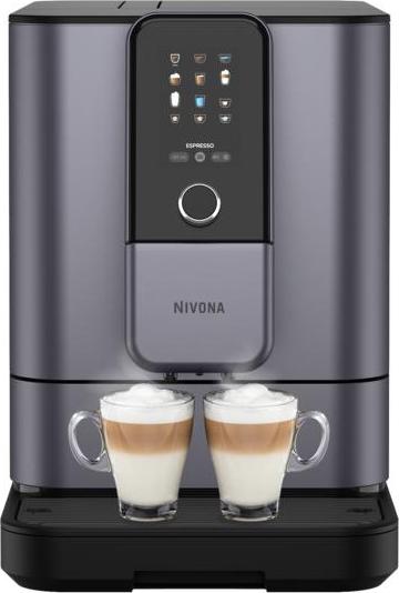 Nivona NIVO 8107, Espresso kávovar, 1,8 L, Kávové zrná, Mletá káva, Vstavaný mlynček, 1455 W, Šedá