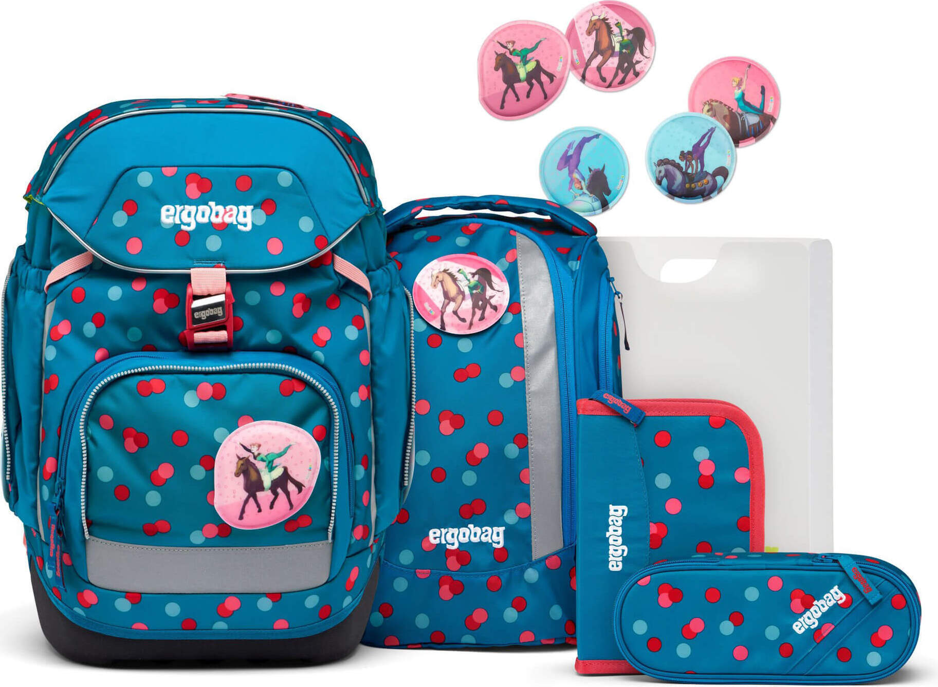 ergobag pack 6-tlg. Schulrucksack-Set VoltiBär 00637-90201-10 VoltiBär