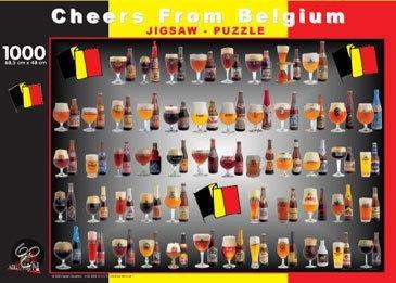 Puzzelman Puzzle Belgische Biere 1000 Teile - Cheers from Belgium