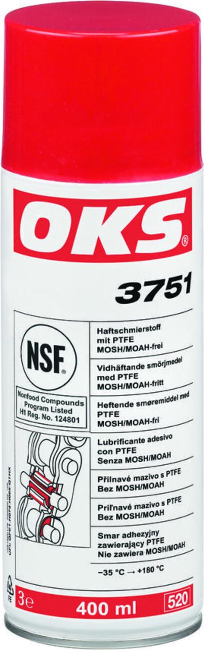 OKS Haftschmierstoff 3751 mit PTFE NSF-H1 weißlich Spray 400ml 12 Stk 1124210178
