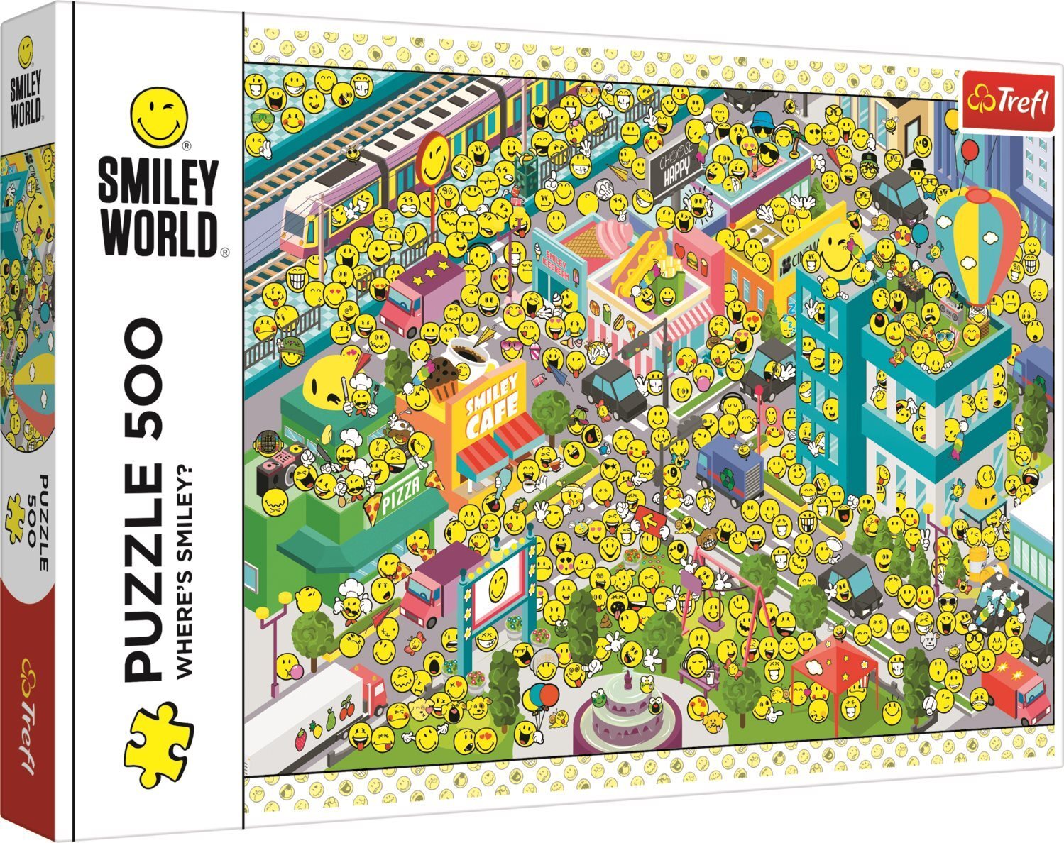 TREFL Puzzle 500 Smiley World - Wo ist das Smiley 31537429
