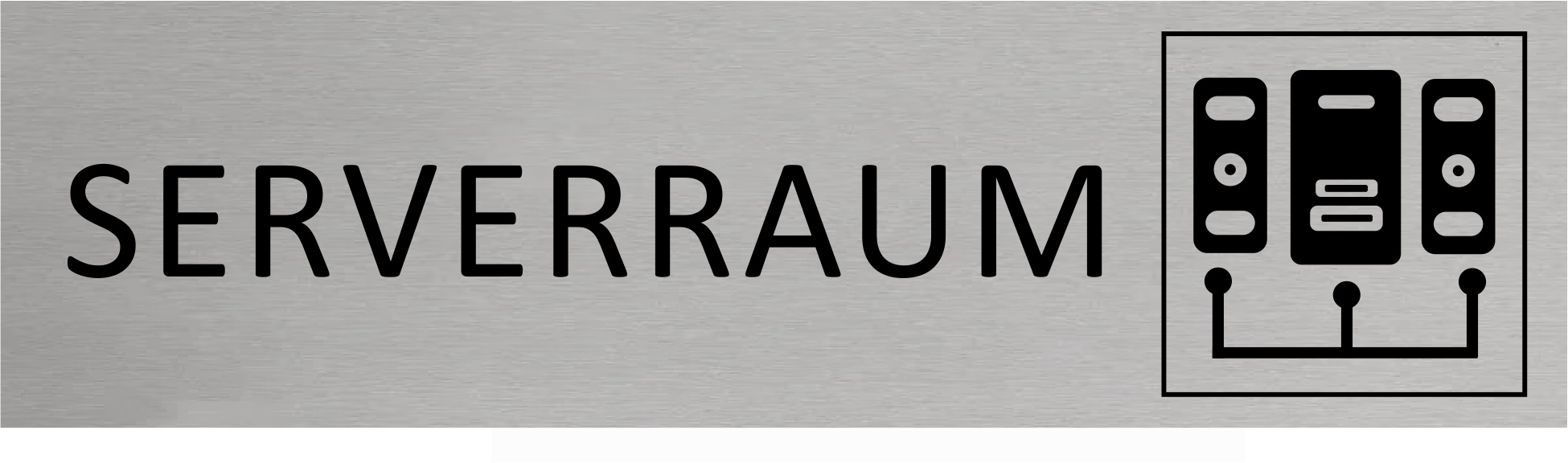 Türschild „Damen-WC Mit Wickeltisch“ Aus Aluminium – 165x45 Mm, Mit 3M-Klebefolie Zum Einfachen Anbringen