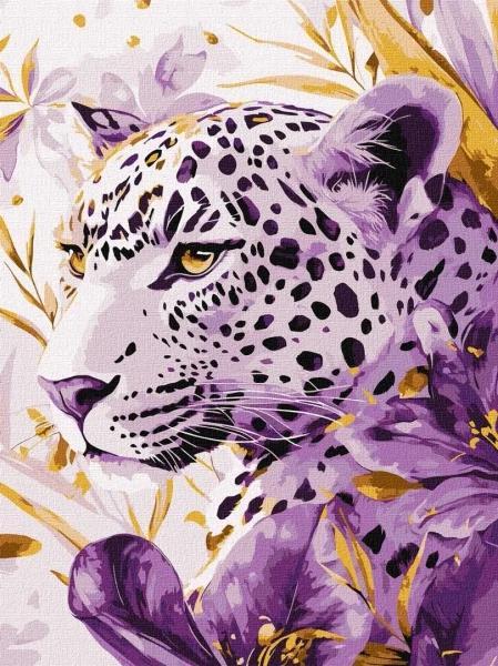 Malen nach Zahlen – Violetter Raubvogel, Metallic – Ideyka