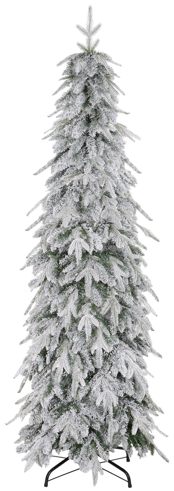 HOMCOM Weihnachtsbaum künstlich 180cm Christbaum wie echt